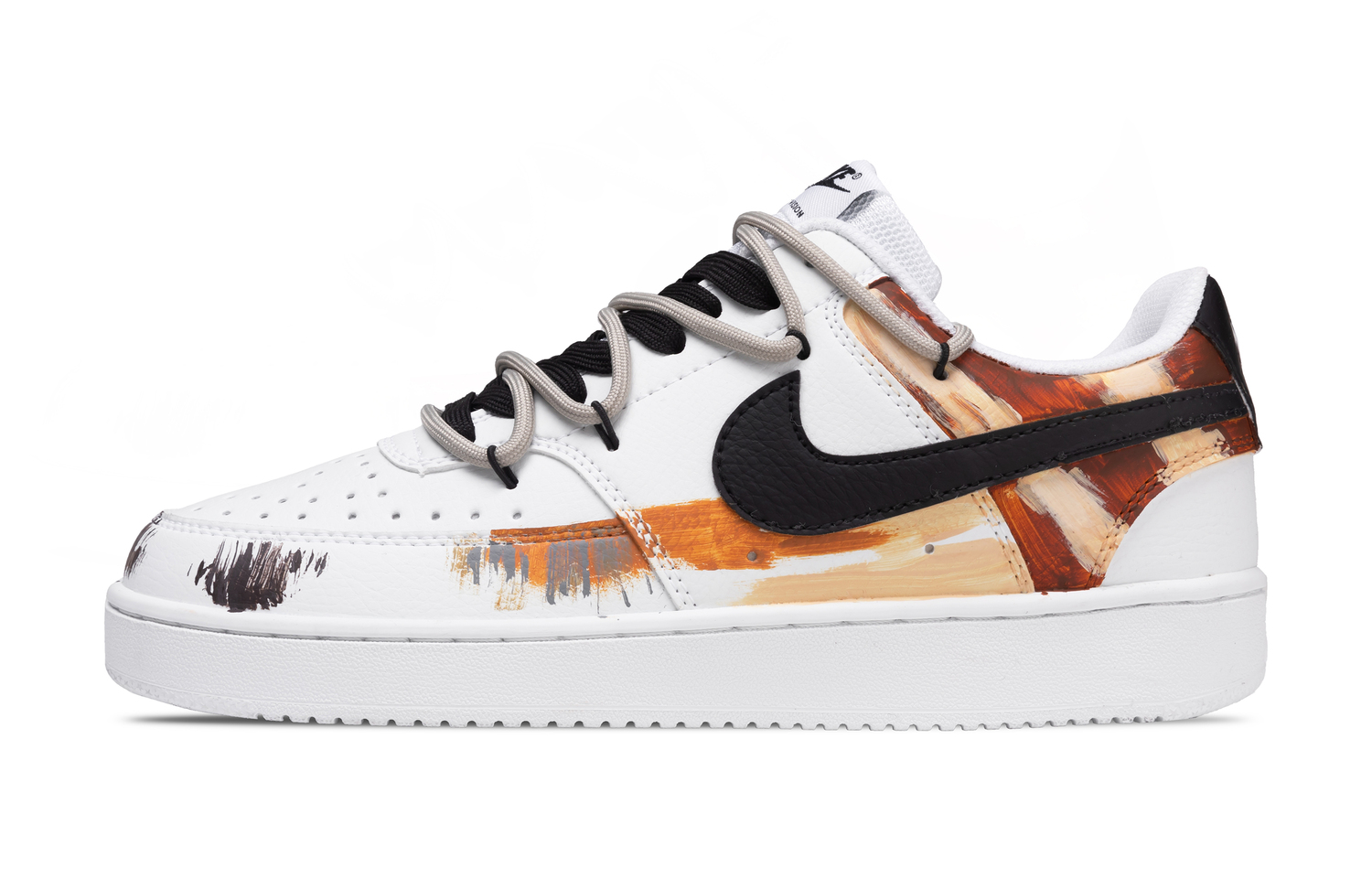 Court Vision 1 Sand Trace Silhouette устойчивые к истиранию низкие скейтборд кроссовки мужские Nike, светло-коричневый
Court Vision 1 Sand Trace Silhouette устойчивые к истиранию низкие скейтборд кроссовки мужские Nike, светло-коричневый