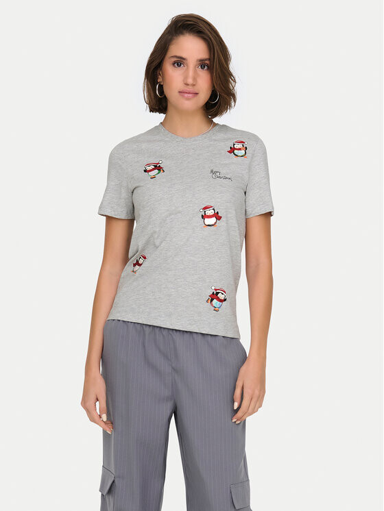 Футболка стандартного кроя Only, серый
Футболка стандартного кроя Only, серый