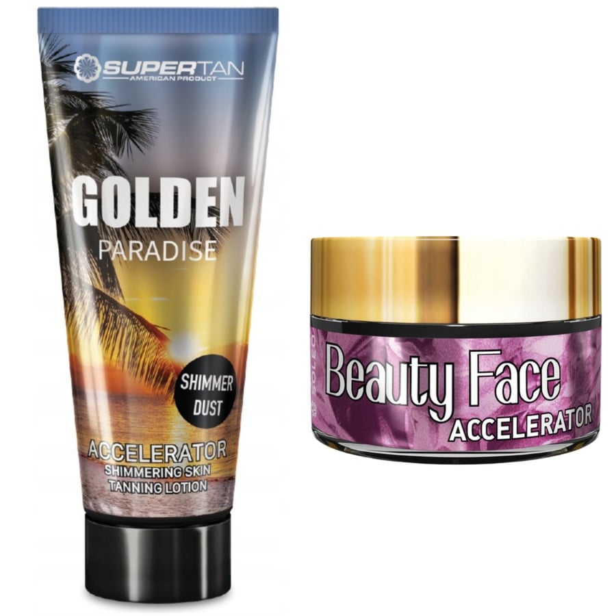Supertan California Golden Paradise + Beauty Face Jar
Supertan California Golden Paradise + Beauty Face Jar