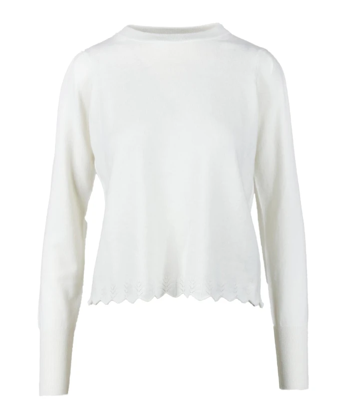 Кашемировый вязаный свитер Ballantyne, белый
Кашемировый вязаный свитер Ballantyne, белый