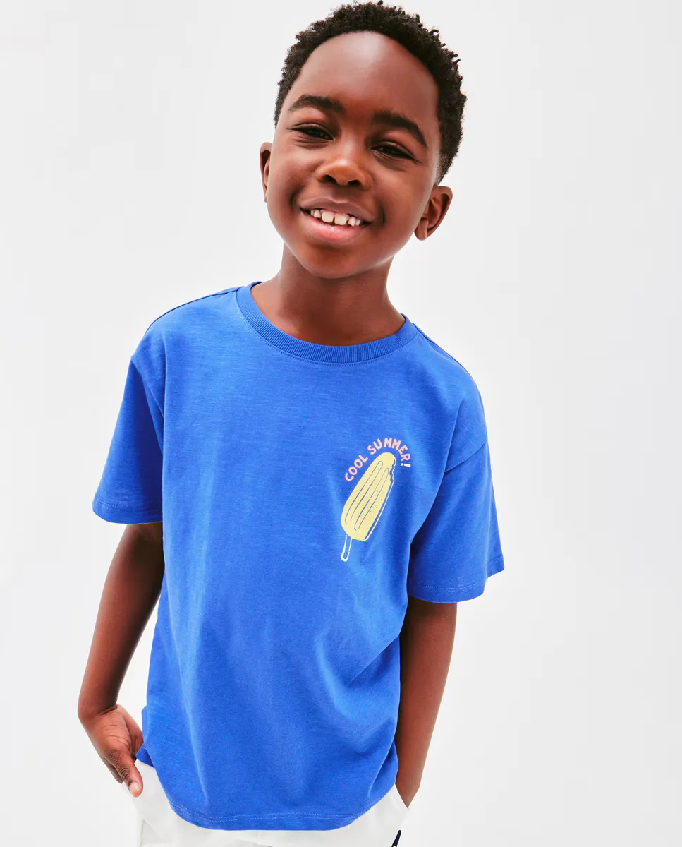 Футболка для мальчика с короткими рукавами и принтом Kids El Corte Inglés, синий
Футболка для мальчика с короткими рукавами и принтом Kids El Corte Inglés, синий
