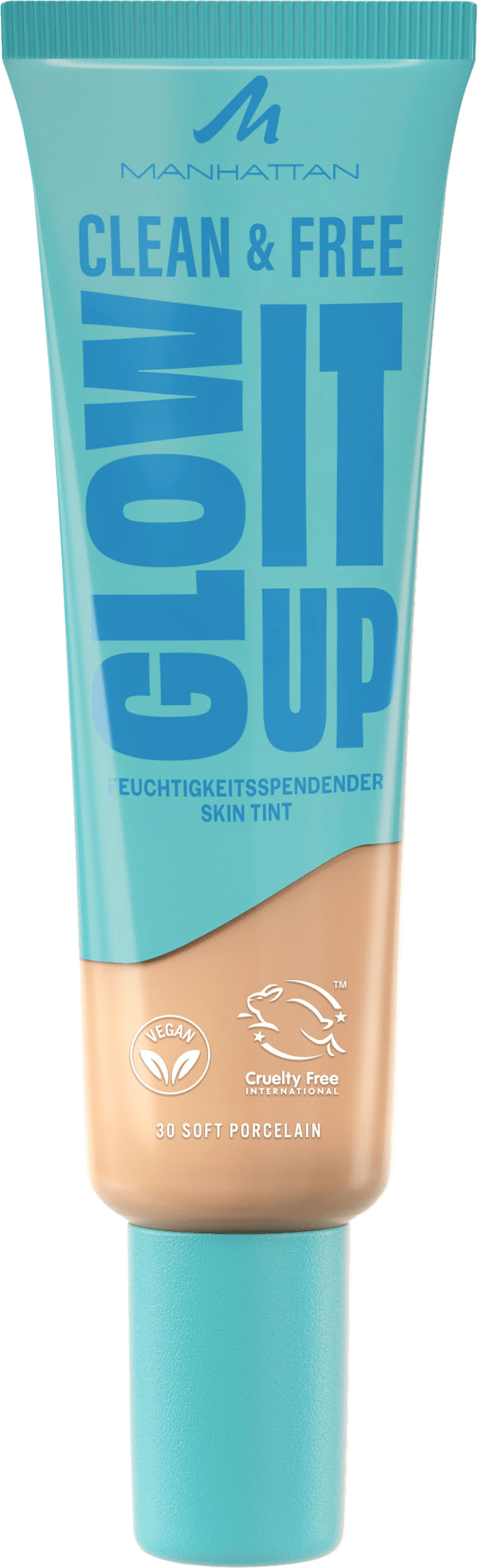 Тональный крем MANHATTAN Cosmetics Foundation Clean & Free Glow It Up Skin Tint 30 Soft Porcelain, 30 ml
Тональный крем MANHATTAN Cosmetics Foundation Clean & Free Glow It Up Skin Tint 30 Soft Porcelain, 30 ml
