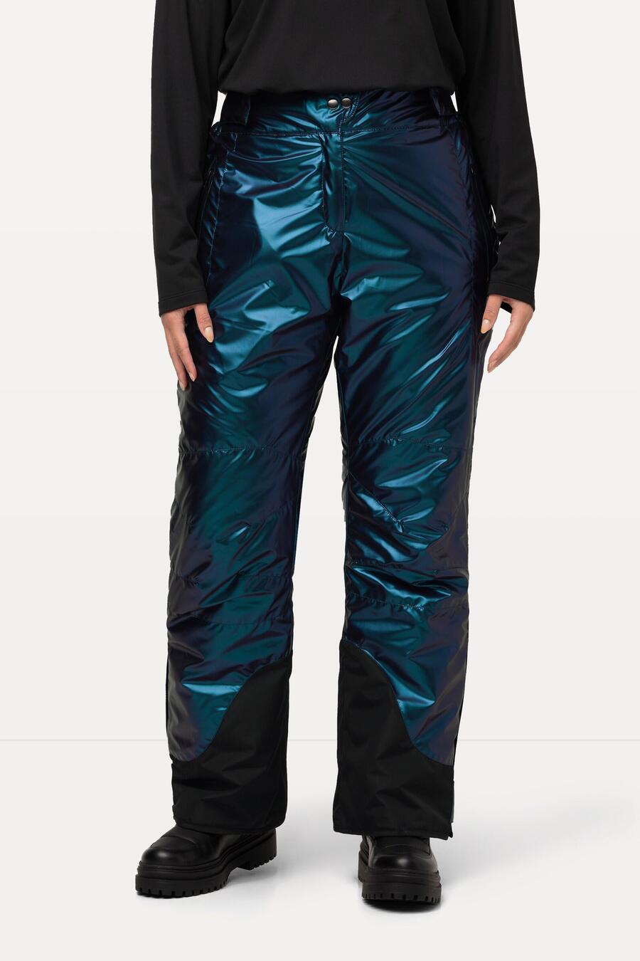 ULLA POPKEN Женские лыжные брюки с водоотталкивающей перламутровой отделкой и защитой от снега на липучке
ULLA POPKEN Женские лыжные брюки с водоотталкивающей перламутровой отделкой и защитой от снега на липучке