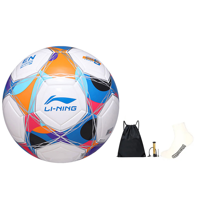 LINING Размер 5 футбольный мяч TPU бесшовный термосварной унисекс мультиколор
LINING Размер 5 футбольный мяч TPU бесшовный термосварной унисекс мультиколор
