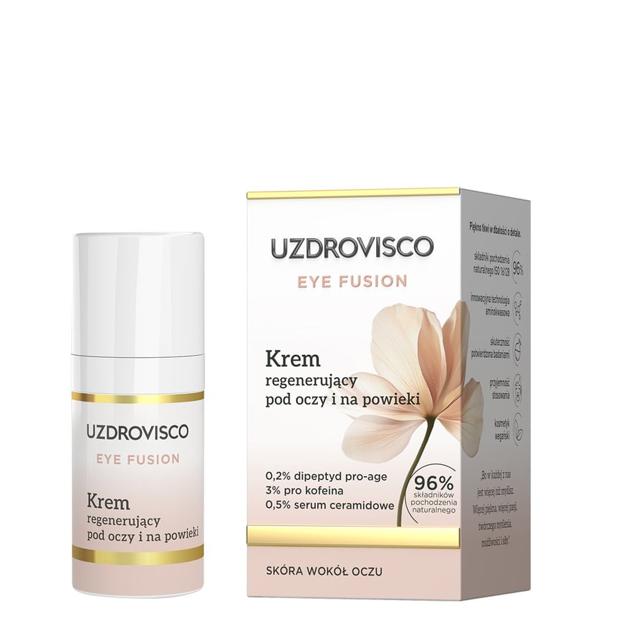 Регенерирующий крем для кожи вокруг глаз и век Uzdrovisco Eye Fusion, 15 мл
Регенерирующий крем для кожи вокруг глаз и век Uzdrovisco Eye Fusion, 15 мл