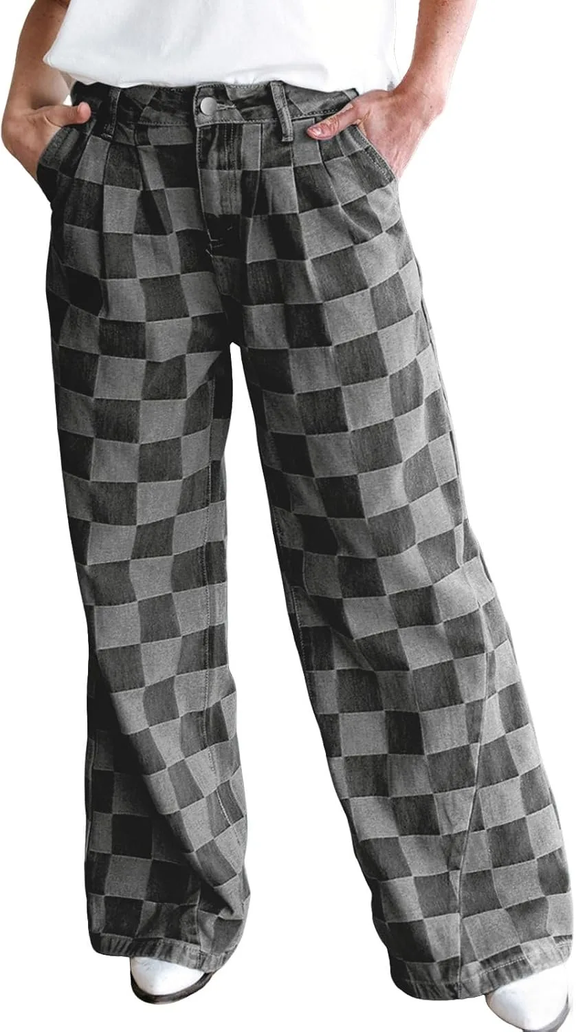 Женские брюки-багги в клетку loveimgs
Женские брюки-багги в клетку loveimgs