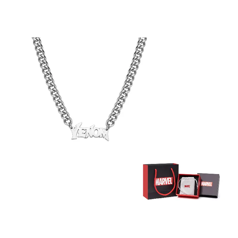 Marvel Fortune Bead Necklace Unisex Disney, marvel, venom letter cuban necklace
Marvel Fortune Bead Necklace Unisex Disney, marvel, venom letter cuban necklace