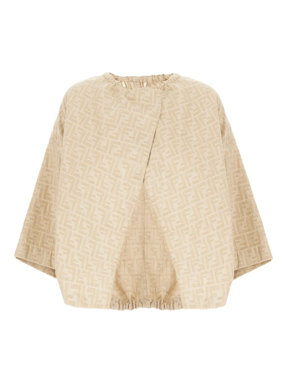 Куртка с кулиской и узором FF FENDI, нейтральный
Куртка с кулиской и узором FF FENDI, нейтральный