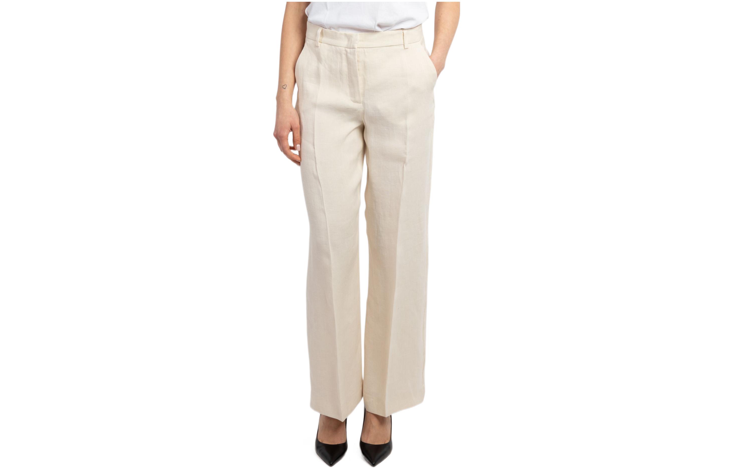 Повседневные брюки женские белые WEEKEND MaxMara
Повседневные брюки женские белые WEEKEND MaxMara