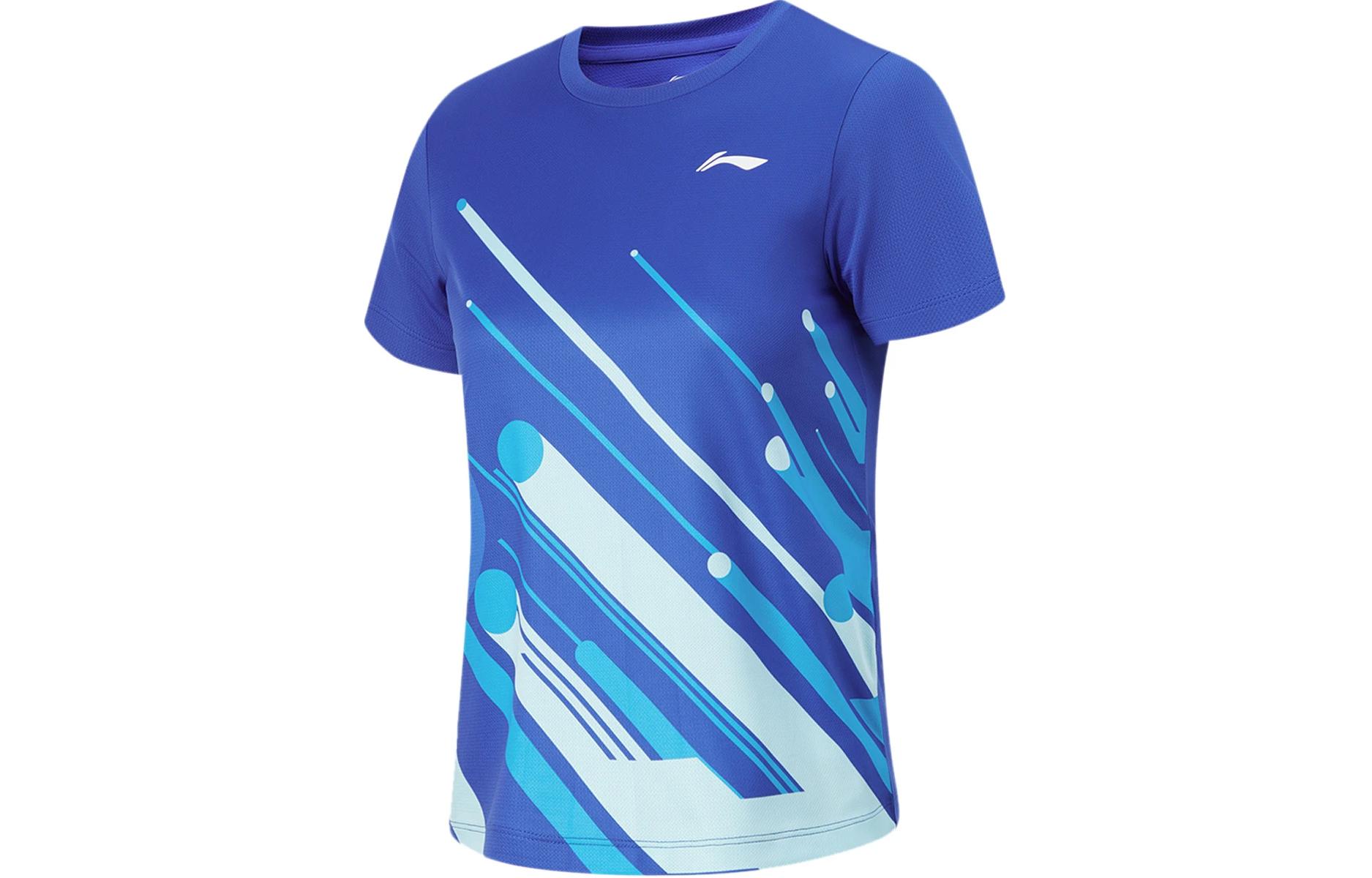 Футболка для настольного тенниса LiNing Unisex ярко-синяя
Футболка для настольного тенниса LiNing Unisex ярко-синяя