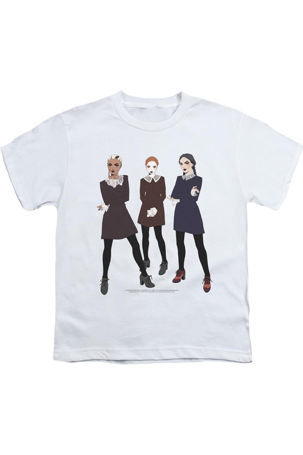 Футболка с коротким рукавом "Темные приключения Сабрины" для подростков Gildan, белый
Футболка с коротким рукавом "Темные приключения Сабрины" для подростков Gildan, белый