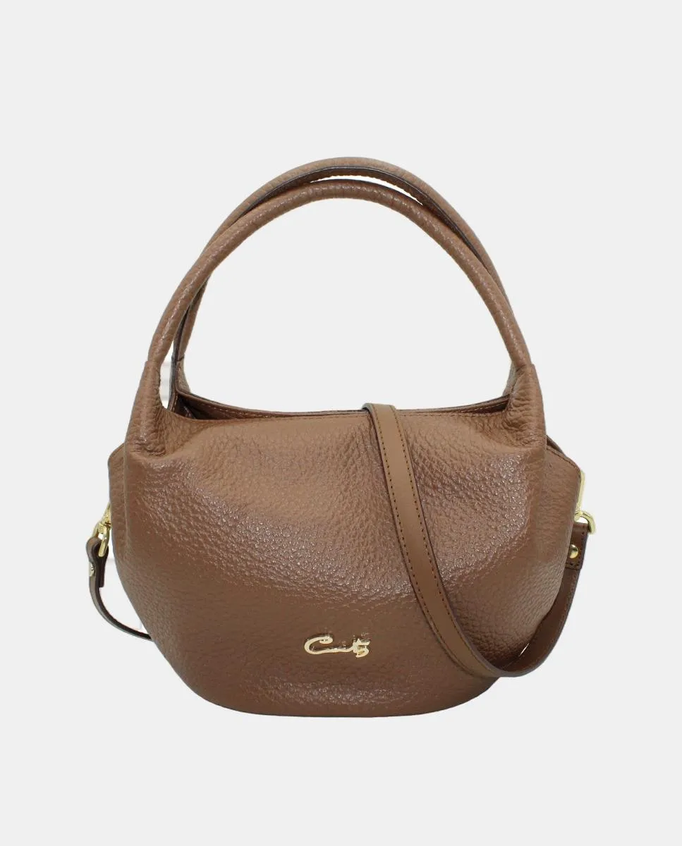 Мини-сумка тоут из кожи Монтго с молнией Cats, коричневый
Мини-сумка тоут из кожи Монтго с молнией Cats, коричневый