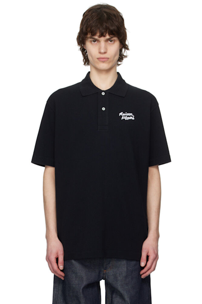 Черная рубашка-поло с надписью «Maison Kitsuné» Handwriting Comfort
Черная рубашка-поло с надписью «Maison Kitsuné» Handwriting Comfort