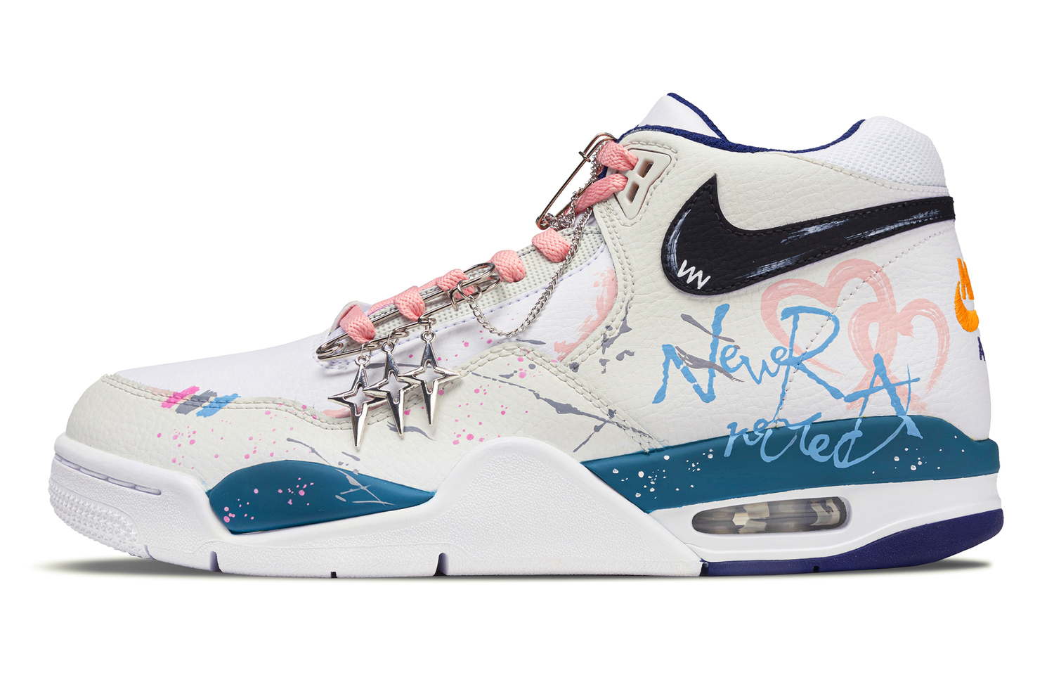 Nike Легкие кроссовки Flight Legacy Heart Signal Mid Top устойчивые к истиранию винтажные баскетбольные для мужчин beige blue pink
Nike Легкие кроссовки Flight Legacy Heart Signal Mid Top устойчивые к истиранию винтажные баскетбольные для мужчин beige blue pink