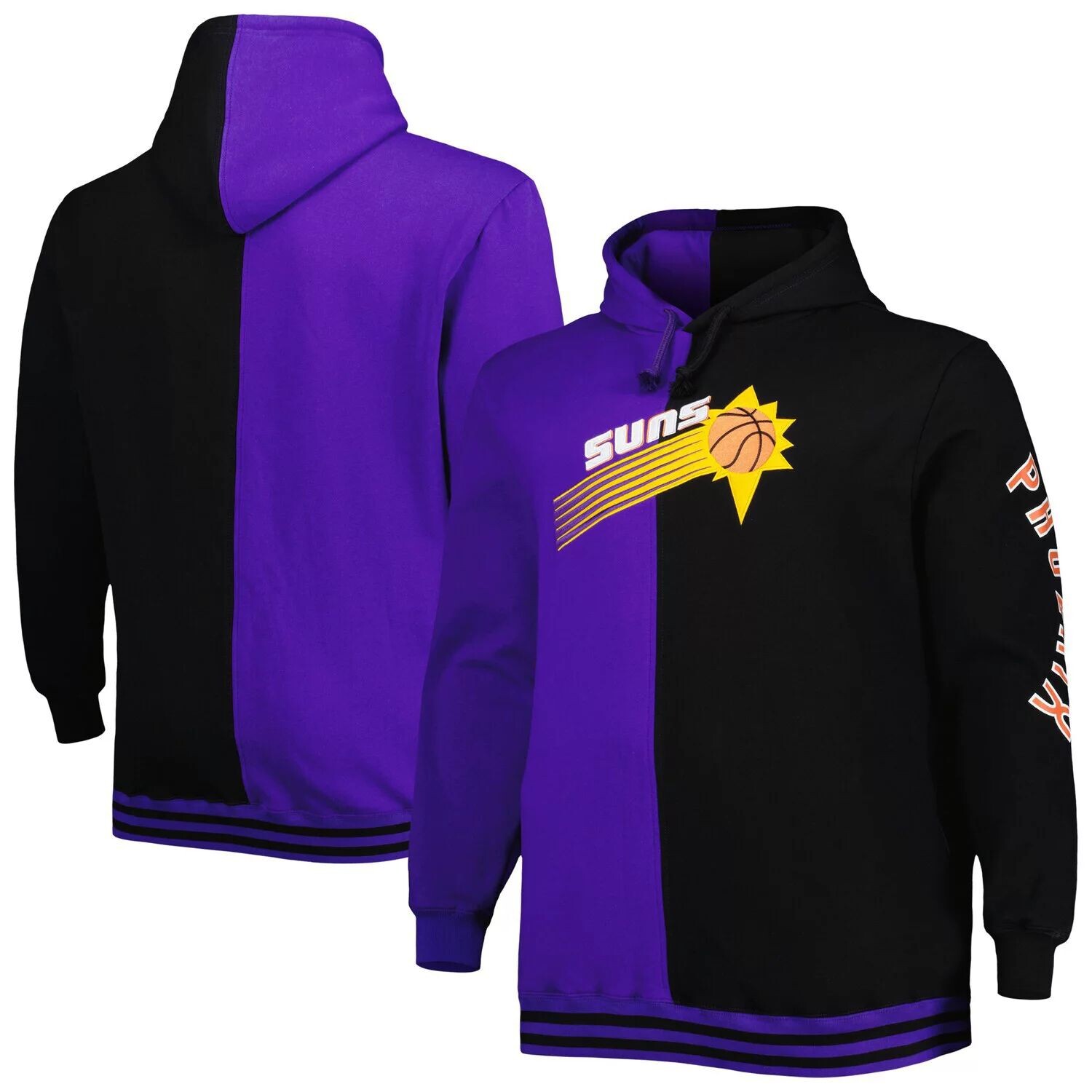 Мужской Mitchell & Ness фиолетовый/черный пуловер с капюшоном Phoenix Suns Big & Tall Hardwood Classics
Мужской Mitchell & Ness фиолетовый/черный пуловер с капюшоном Phoenix Suns Big & Tall Hardwood Classics