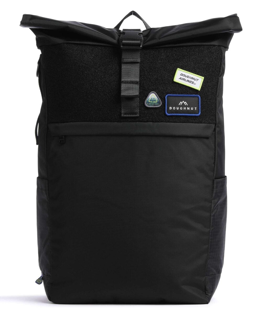 Рюкзак Airlines Jetpack с откидной крышкой 15 дюймов из переработанного нейлона Doughnut, черный 
Рюкзак Airlines Jetpack с откидной крышкой 15 дюймов из переработанного нейлона Doughnut, черный