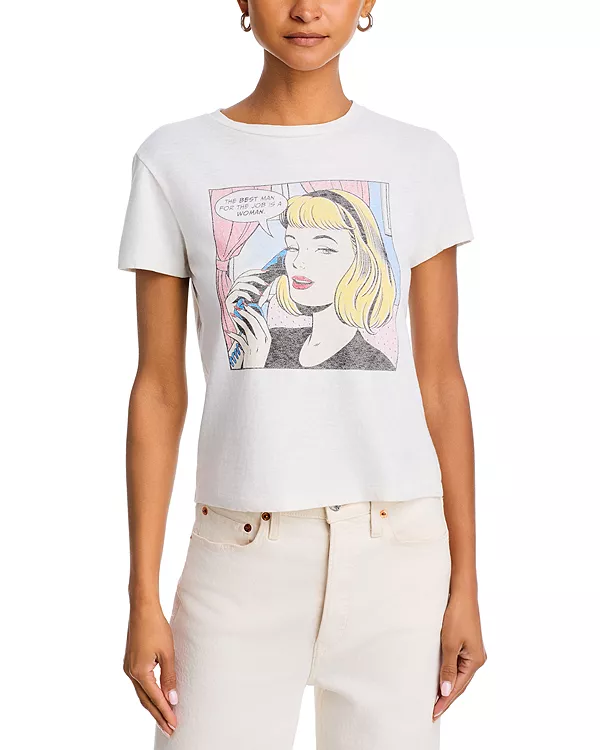 Классическая футболка с графическим принтом на тему работы Re/Done, мультиколор
Классическая футболка с графическим принтом на тему работы Re/Done, мультиколор