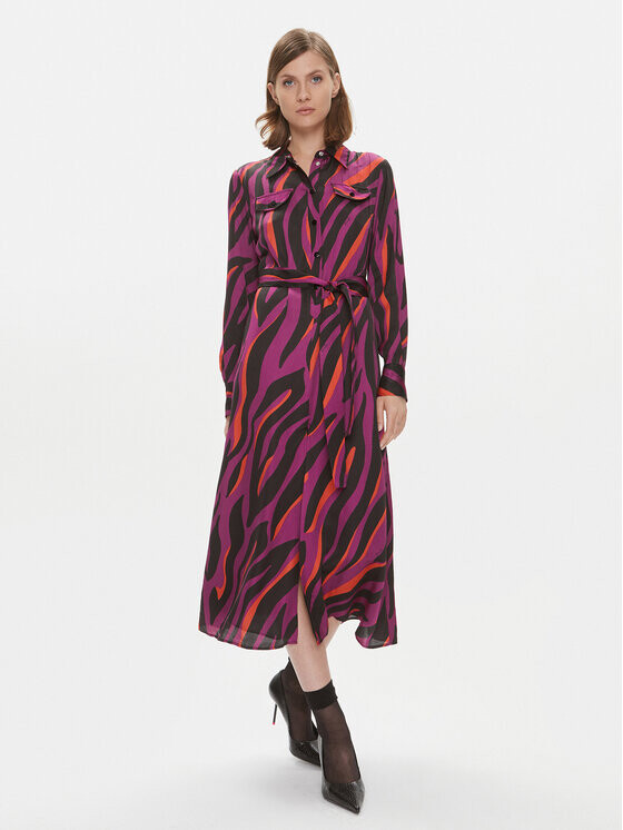 Платье-рубашка стандартного кроя Pinko, розовый
Платье-рубашка стандартного кроя Pinko, розовый