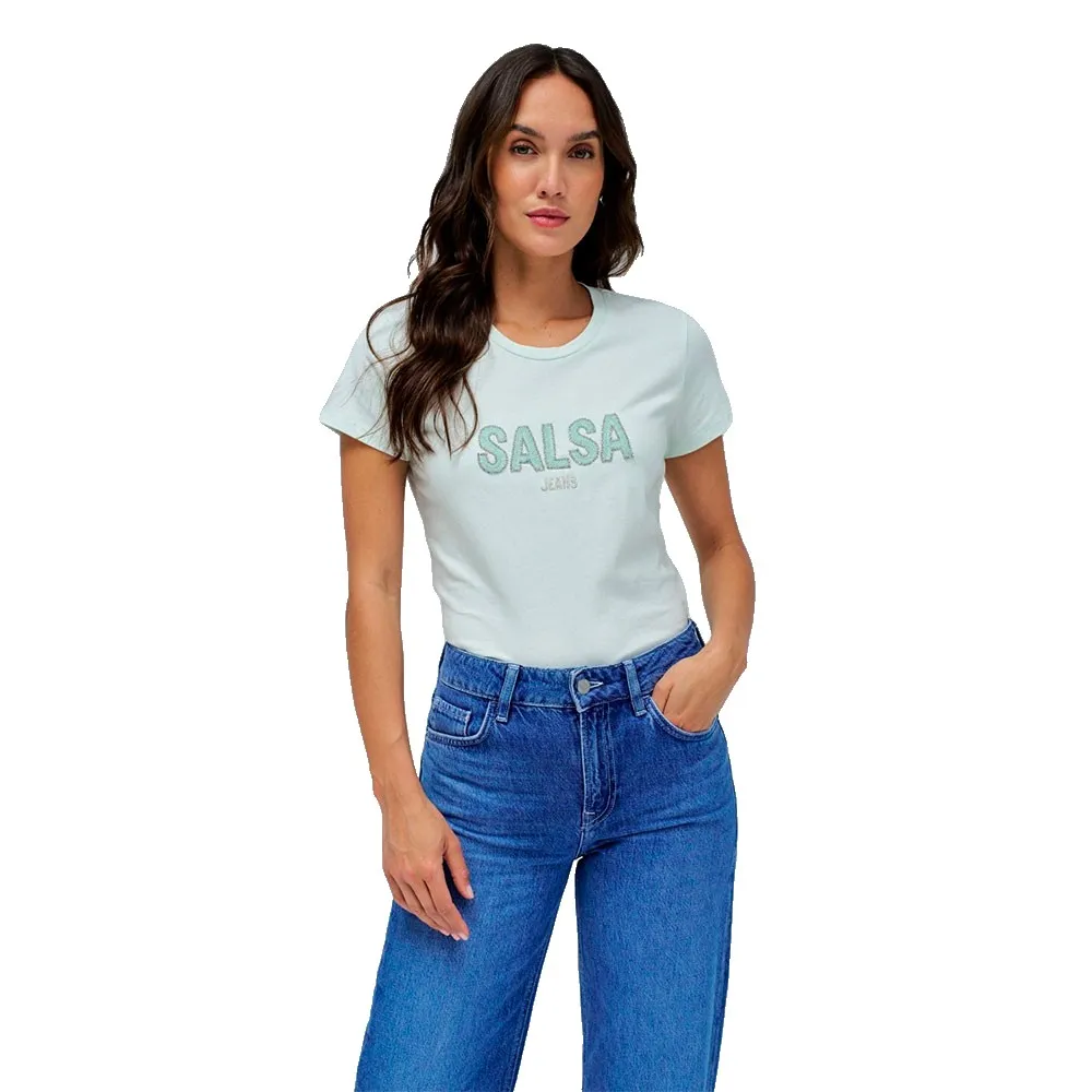 Футболка с коротким рукавом Salsa Jeans Institutional Beaded Branding, зеленый
Футболка с коротким рукавом Salsa Jeans Institutional Beaded Branding, зеленый