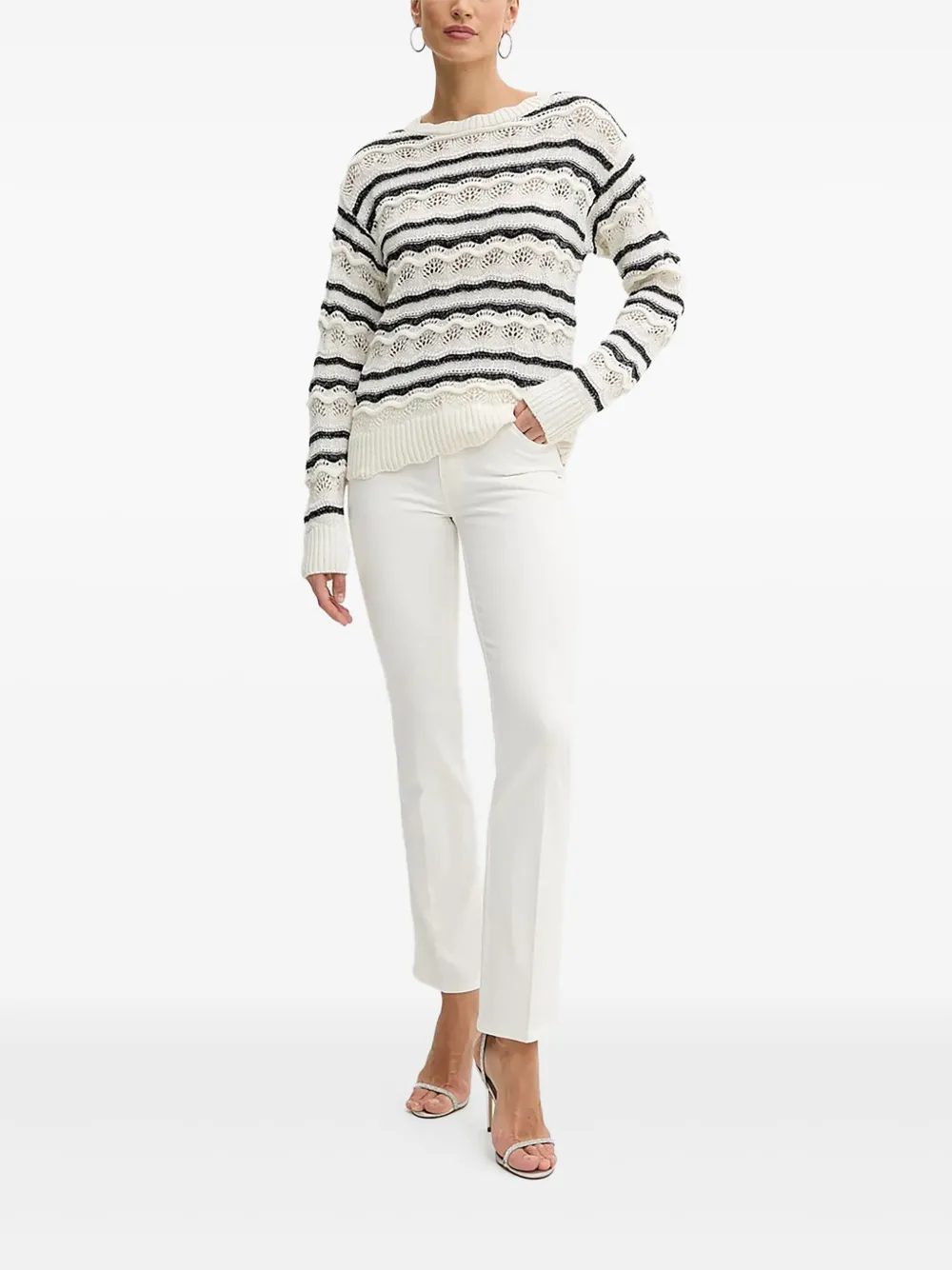 Свитер в полоску GUESS USA, нейтральный
Свитер в полоску GUESS USA, нейтральный