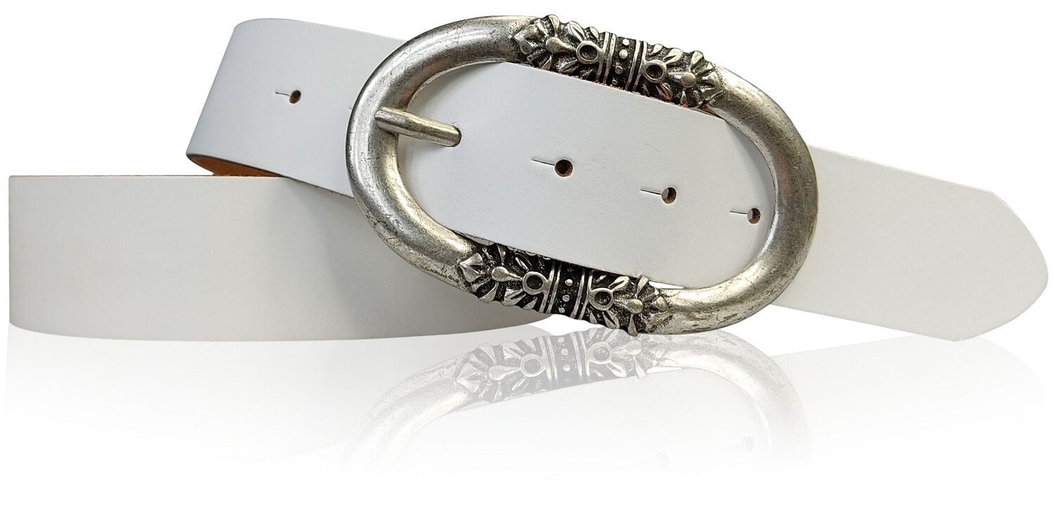Кожаный ремень FRONHOFER, белый
Кожаный ремень FRONHOFER, белый