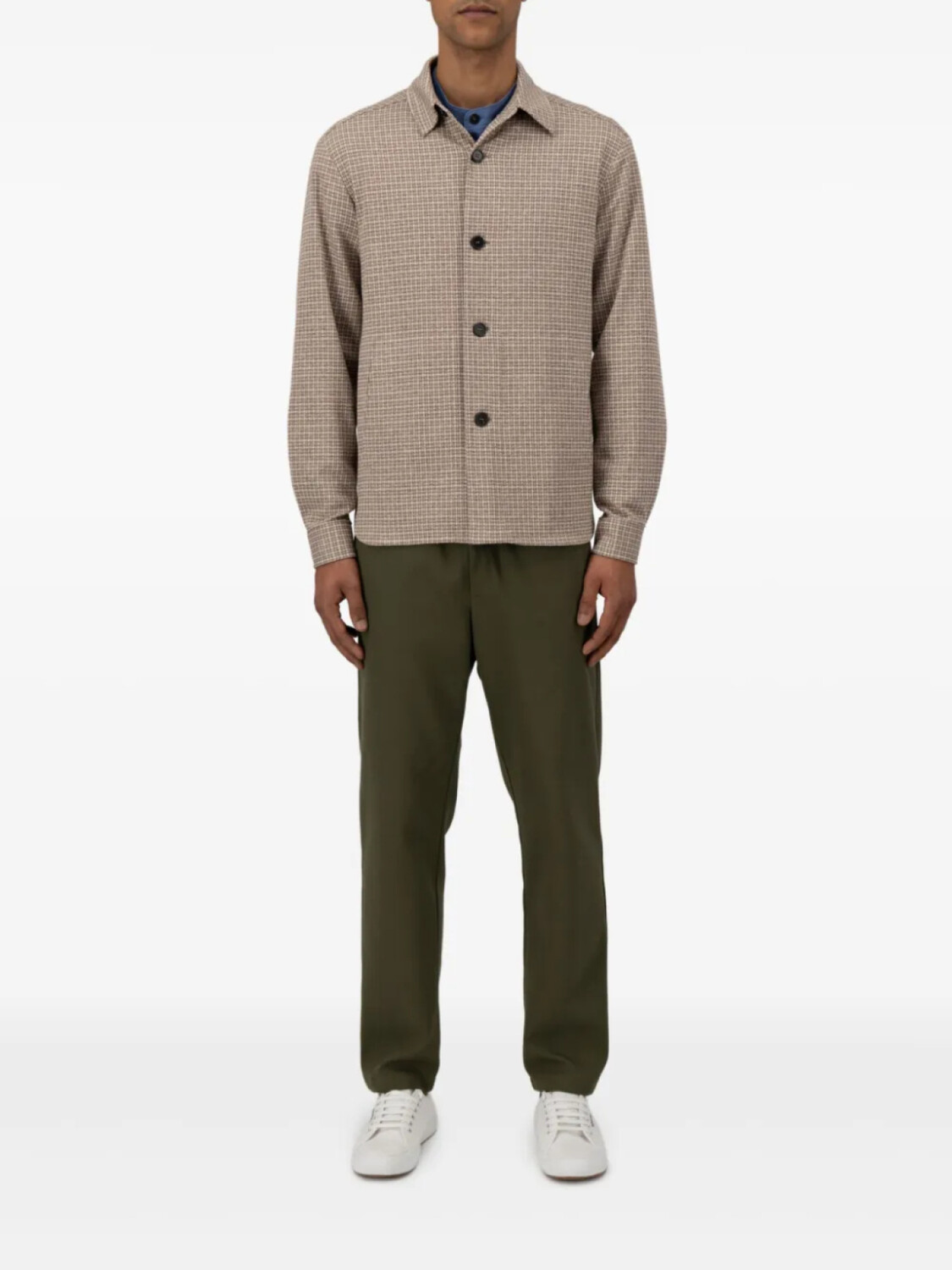 Harris Wharf London клетчатая рубашка-пиджак, нейтральный
Harris Wharf London клетчатая рубашка-пиджак, нейтральный