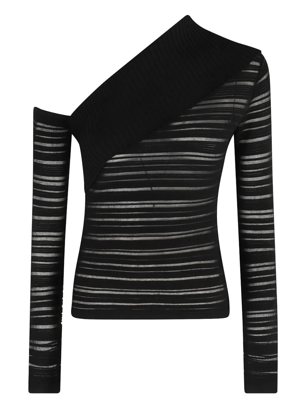 Ребристый трикотажный топ на одно плечо Federica Tosi, черный
Ребристый трикотажный топ на одно плечо Federica Tosi, черный