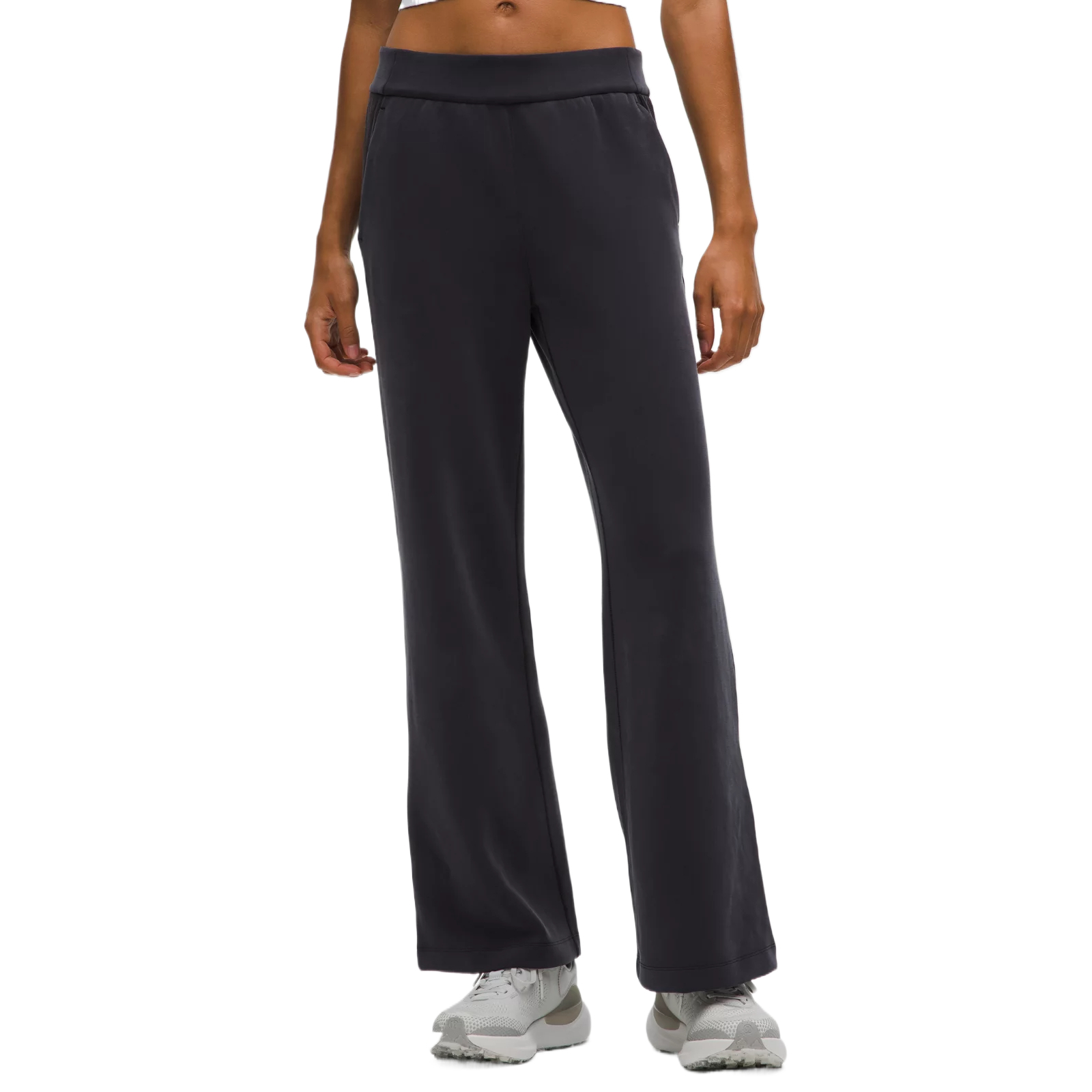 Мягкие стрейчевые повседневные брюки для женщин Lululemon, черный
Мягкие стрейчевые повседневные брюки для женщин Lululemon, черный