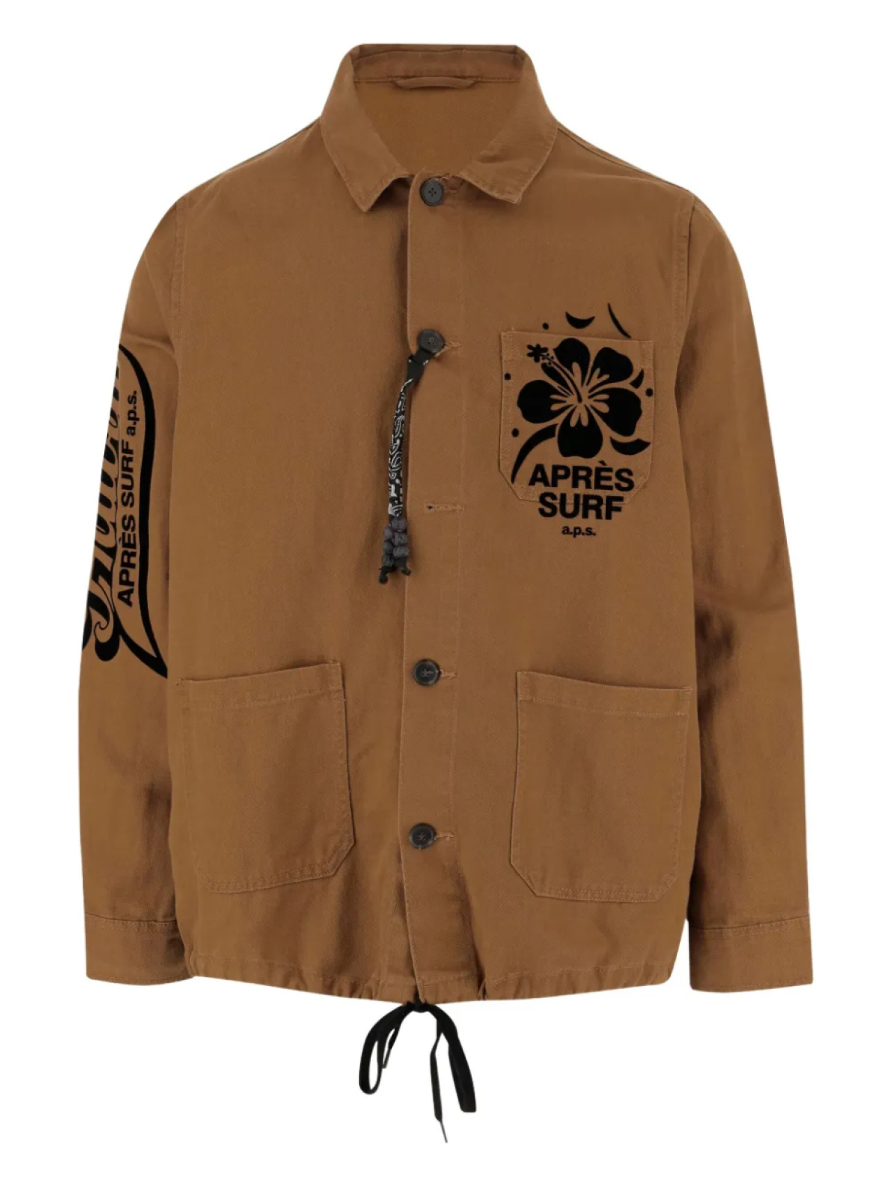 Хлопковая рубашка-пиджак Après Surf, коричневый
Хлопковая рубашка-пиджак Après Surf, коричневый