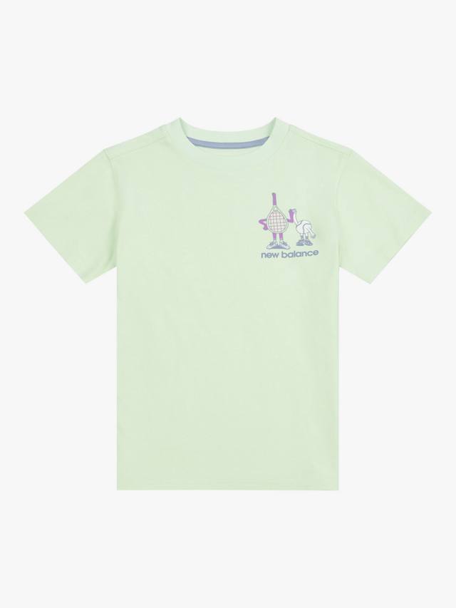 Детская хлопковая теннисная футболка с мультяшным принтом New Balance, Melon Water
Детская хлопковая теннисная футболка с мультяшным принтом New Balance, Melon Water