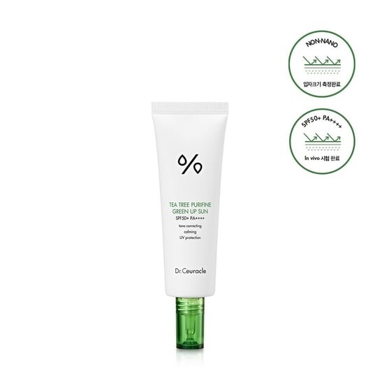 Солнцезащитный крем, 50 мл Dr.Ceuracle, Tea Tree Purifine Green Up Sun
Солнцезащитный крем, 50 мл Dr.Ceuracle, Tea Tree Purifine Green Up Sun