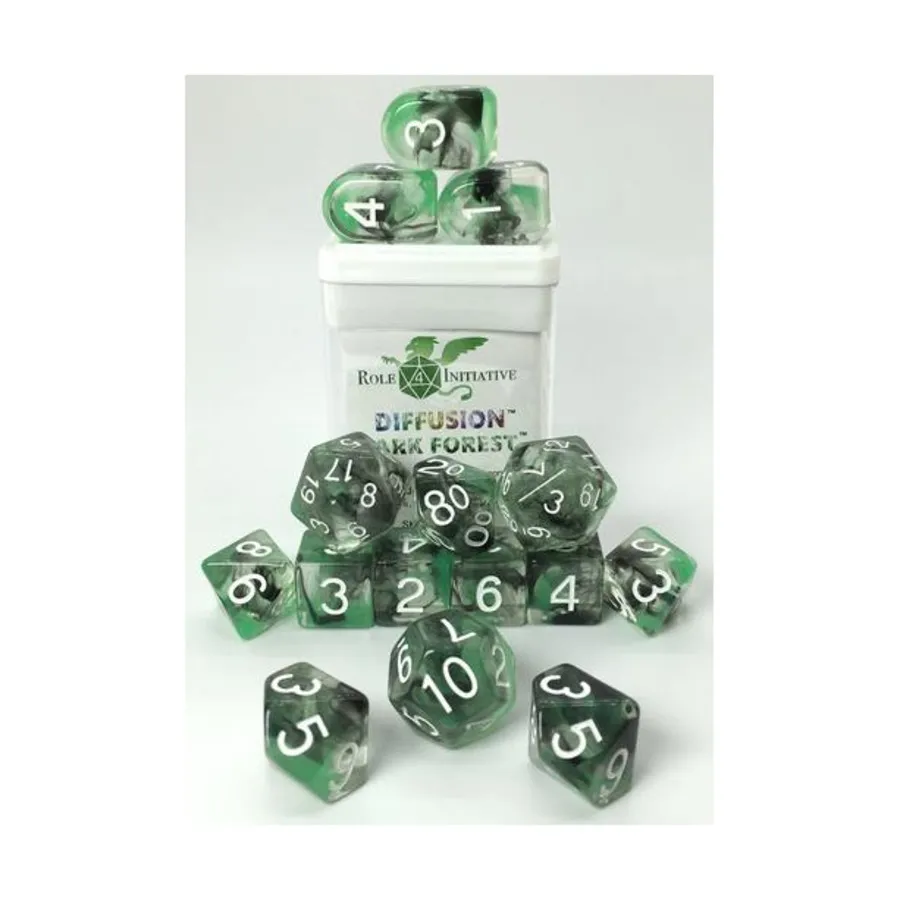 Многогранные игральные кости — Темный лес, арка d4 с белыми цифрами (15), Game Dice - Diffusion (Role 4 Initiative)
Многогранные игральные кости — Темный лес, арка d4 с белыми цифрами (15), Game Dice - Diffusion (Role 4 Initiative)