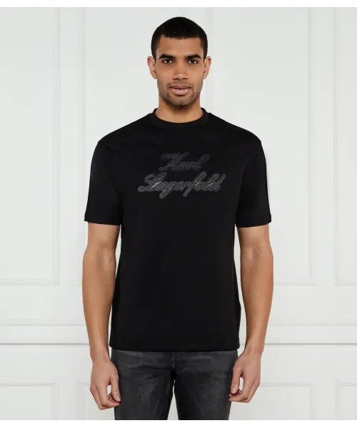 Футболка Regular fit Karl Lagerfeld, черный 
Футболка Regular fit Karl Lagerfeld, черный