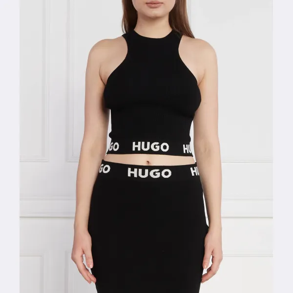 Облегающий топ Hugo, черный
Облегающий топ Hugo, черный