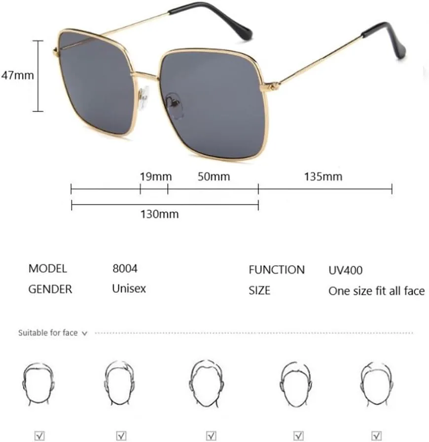 Солнцезащитные очки с градиентной заклепкой UV400 для женщин и мужчин, металлические, для путешествий на открытом воздухе и вождения UYPTK, Gold Double Tea
Солнцезащитные очки с градиентной заклепкой UV400 для женщин и мужчин, металлические, для путешествий на открытом воздухе и вождения UYPTK, Gold Double Tea