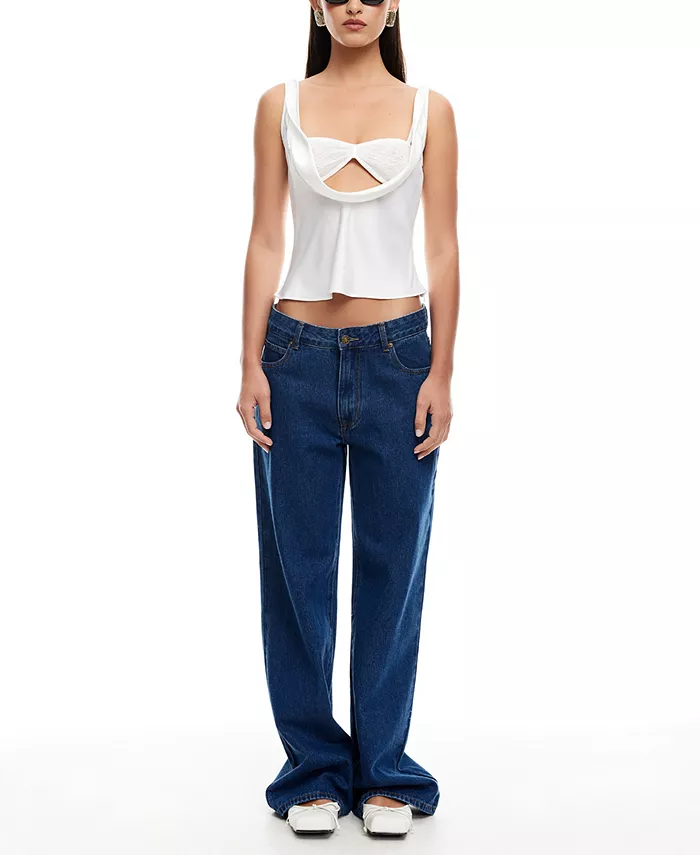 Женский топ Delilah с воротником-хомутом Lioness, белый
Женский топ Delilah с воротником-хомутом Lioness, белый