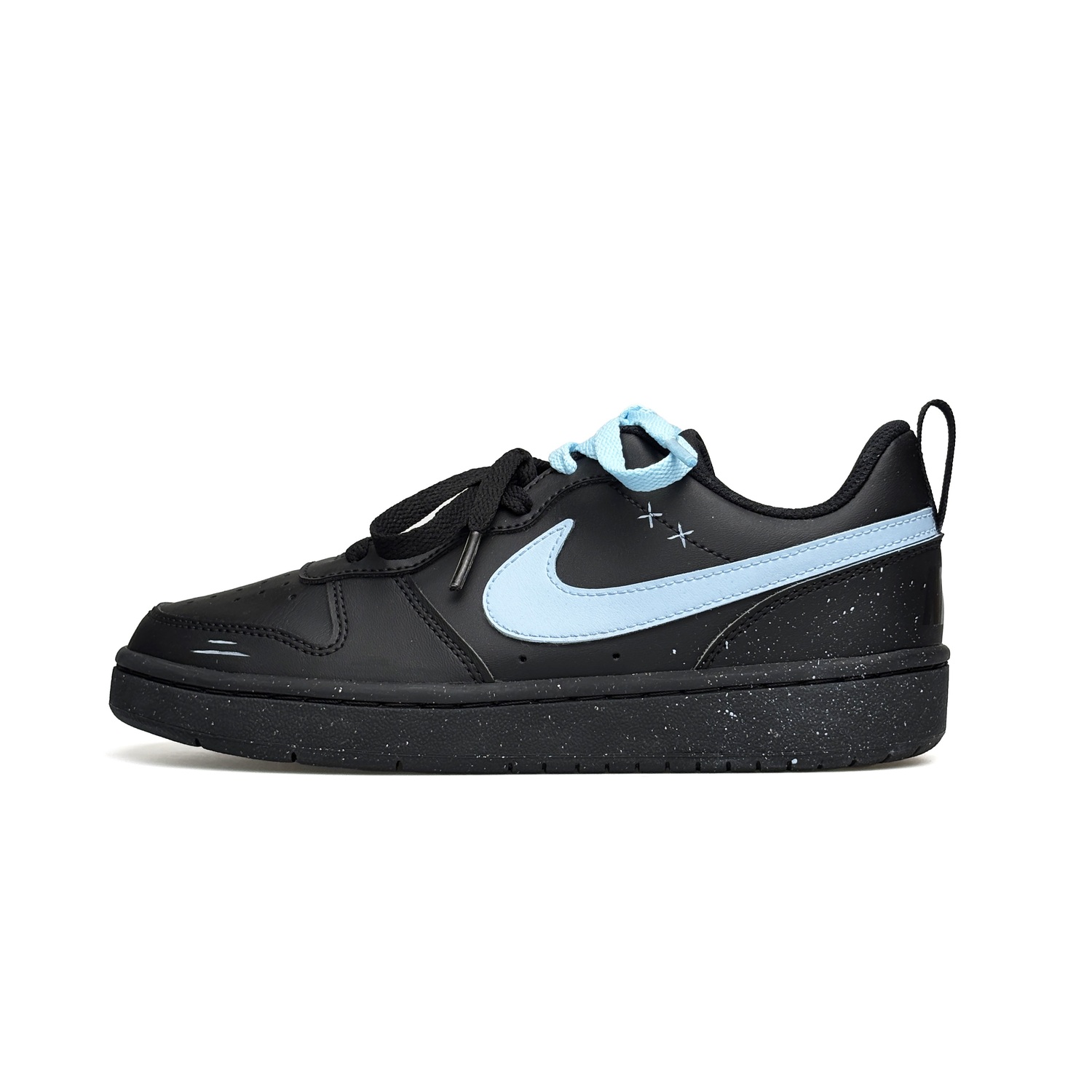 Nike Court Borough Wadi нескользящие устойчивые к истиранию низкие кроссовки для скейтбординга black blue детские
Nike Court Borough Wadi нескользящие устойчивые к истиранию низкие кроссовки для скейтбординга black blue детские