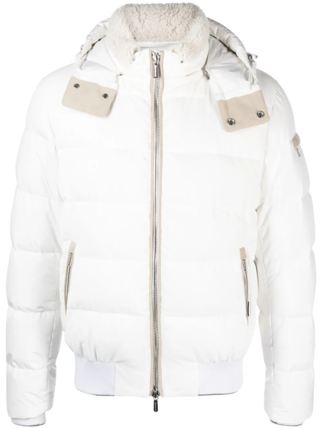 Moorer пуховик с капюшоном, белый
Moorer пуховик с капюшоном, белый