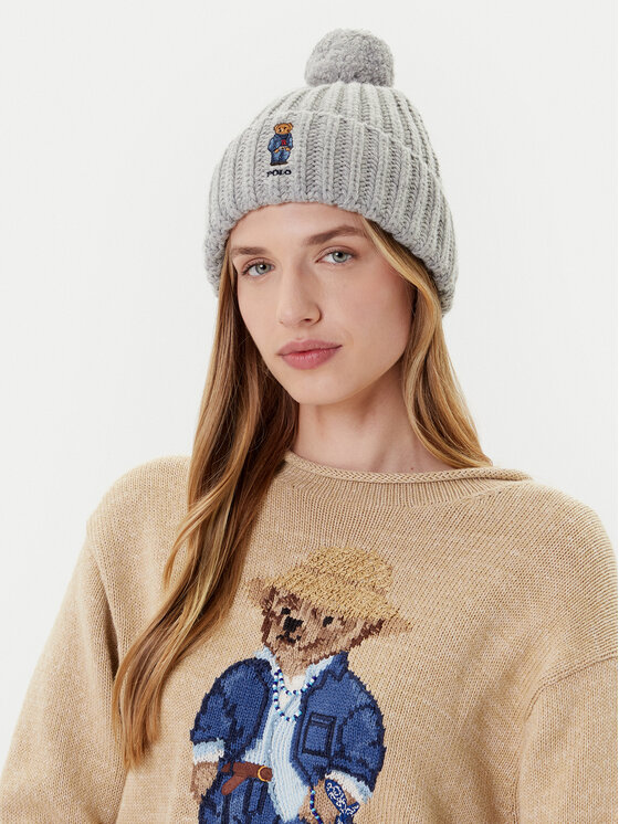Шапка 455936112001 Polo Ralph Lauren, серый 
Шапка 455936112001 Polo Ralph Lauren, серый