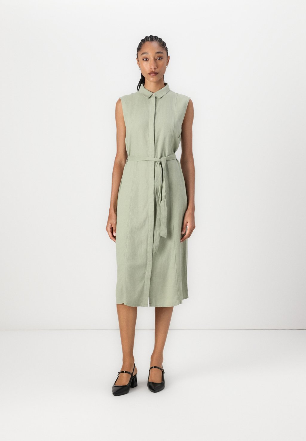 Платье-рубашка LINNO ICHI, хаки
Платье-рубашка LINNO ICHI, хаки