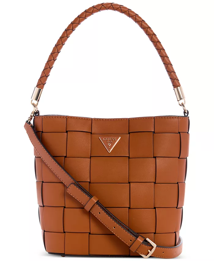 Сумка Maylee плетеная ведро GUESS, коричневый
Сумка Maylee плетеная ведро GUESS, коричневый