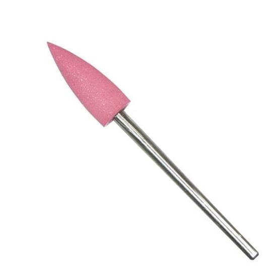 Резак для резины розовое пламя с серебряным хвостовиком G06, AllePaznokcie 
Резак для резины розовое пламя с серебряным хвостовиком G06, AllePaznokcie