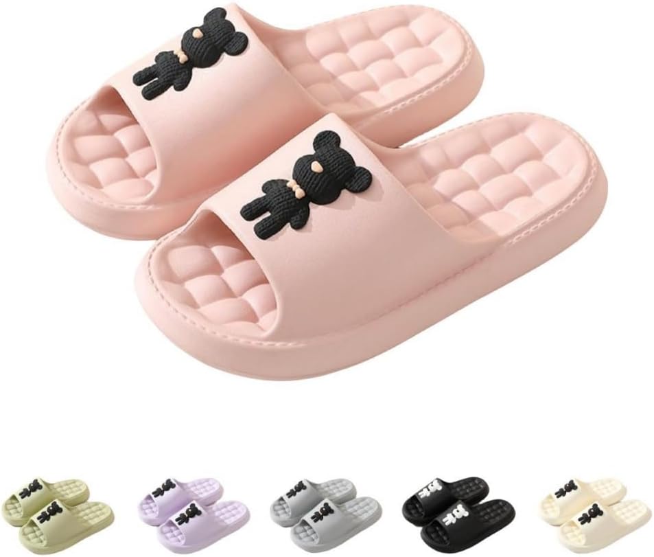 Милые шлепанцы с медвежонком для женщин Albiva, розовый
Милые шлепанцы с медвежонком для женщин Albiva, розовый