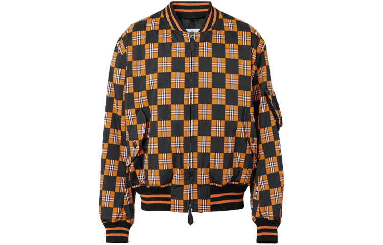 Burberry Бруклендская клетчатая куртка-бомбер, Dark Orange
Burberry Бруклендская клетчатая куртка-бомбер, Dark Orange