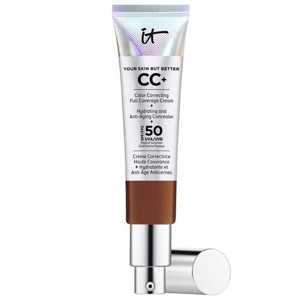 IT Cosmetics CC+ Антивозрастной крем Ваша кожа, но лучше Высокая степень покрытия Водонепроницаемый обогащенный пептидами Коллаген и витамины Натуральный финиш Глубина 32 мл
IT Cosmetics CC+ Антивозрастной крем Ваша кожа, но лучше Высокая степень покрытия Водонепроницаемый обогащенный пептидами Коллаген и витамины Натуральный финиш Глубина 32 мл