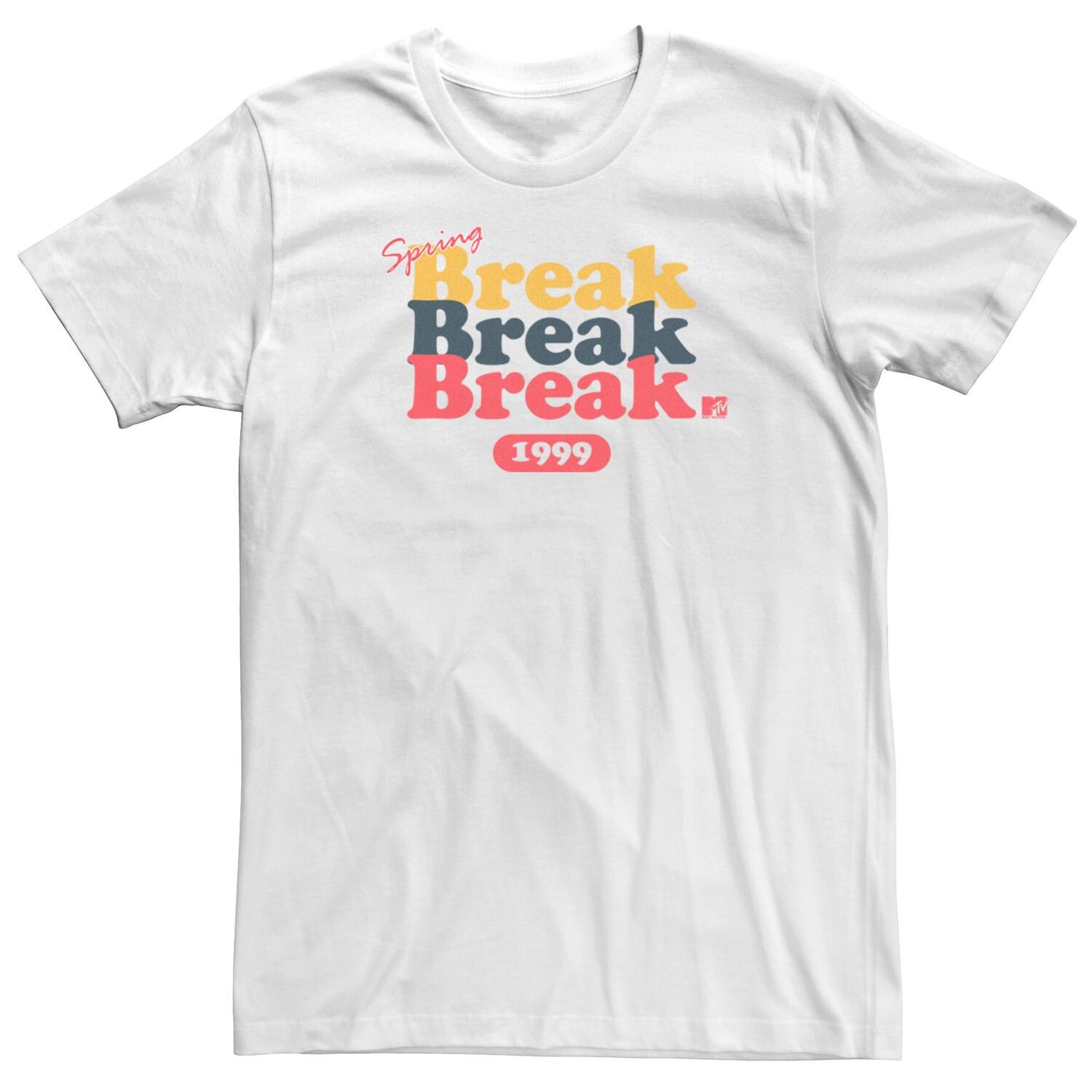 Мужская футболка MTV Retro Spring Break 1999 с короткими рукавами Licensed Character
Мужская футболка MTV Retro Spring Break 1999 с короткими рукавами Licensed Character