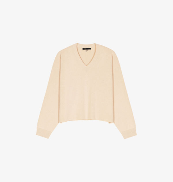Джемпер из смесовой шерсти с V-образным вырезом Maje, цвет naturels
Джемпер из смесовой шерсти с V-образным вырезом Maje, цвет naturels