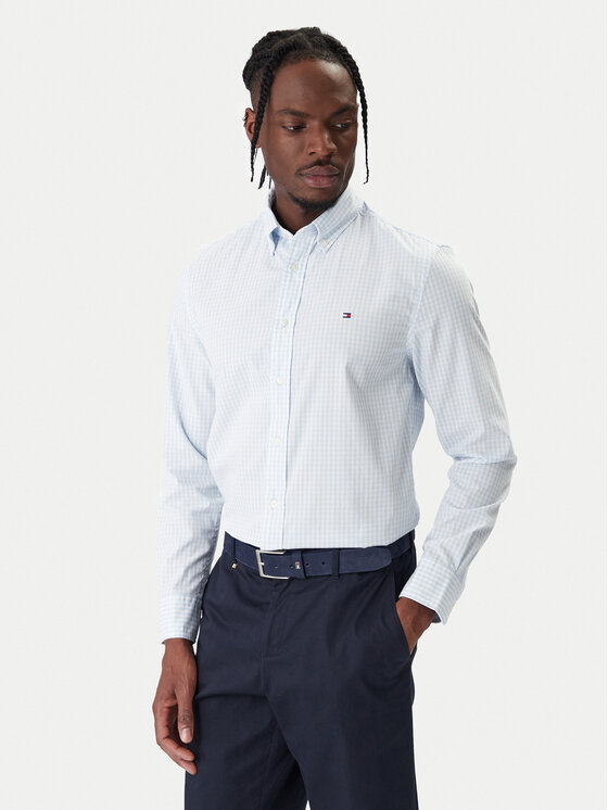 Рубашка regular fit Gingham MW0MW41713 Tommy Hilfiger, голубой
Рубашка regular fit Gingham MW0MW41713 Tommy Hilfiger, голубой
