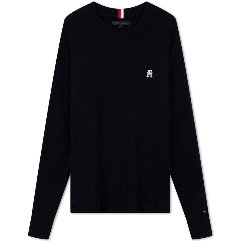 Джемпер с вышитым монограммой Tommy Hilfiger, синий
Джемпер с вышитым монограммой Tommy Hilfiger, синий