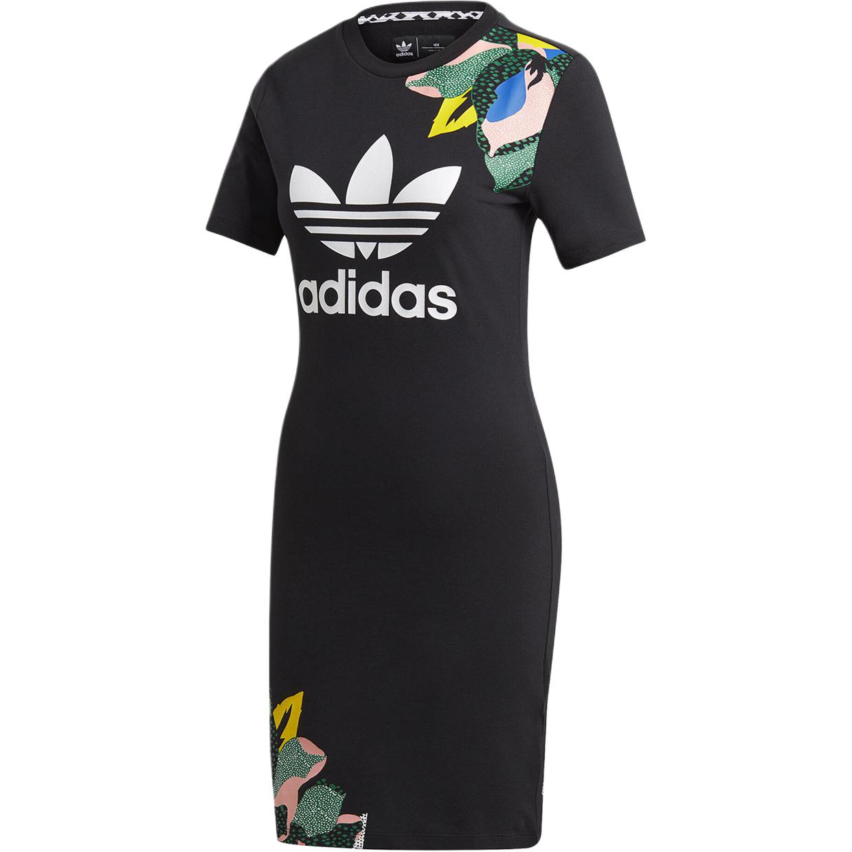 Adidas Женское черное платье с коротким рукавом
Adidas Женское черное платье с коротким рукавом